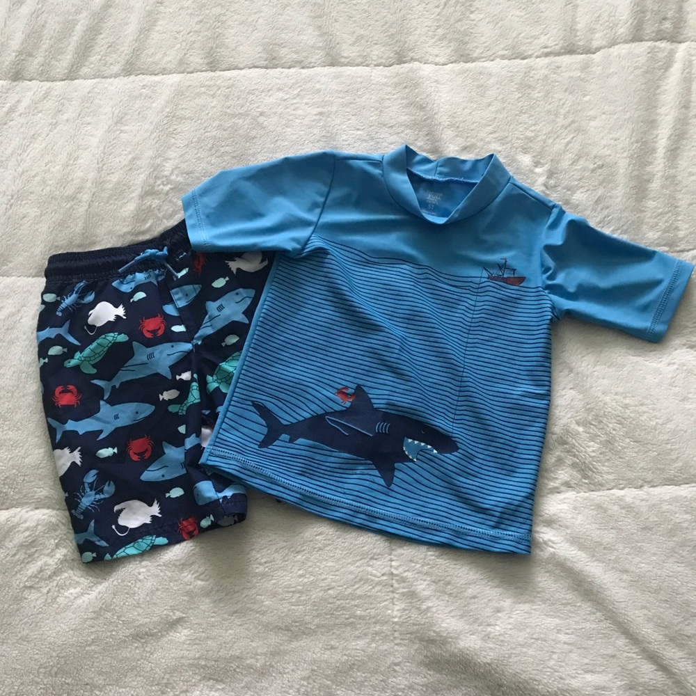 Carters Boys 5T swim set